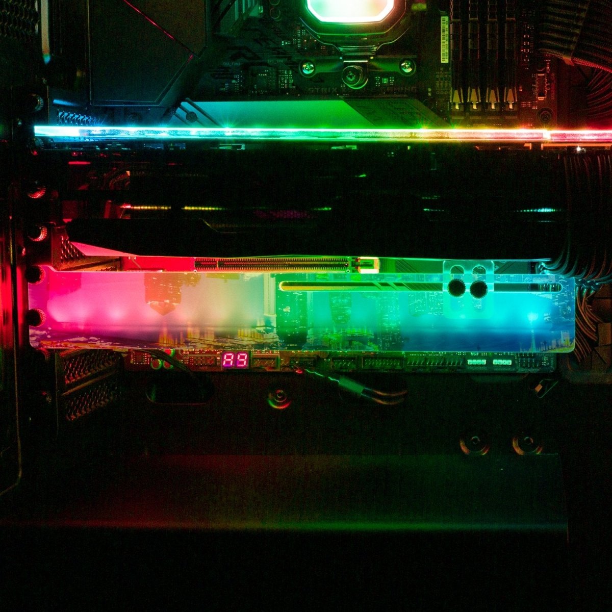 City of Dreams RGB GPU Support Bracket - Nogar007 - V1Tech