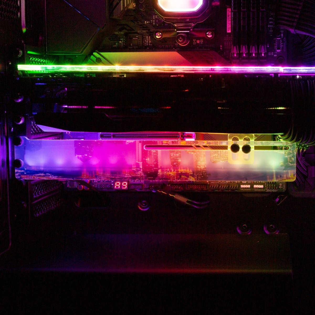 City of Dreams RGB GPU Support Bracket - Nogar007 - V1Tech