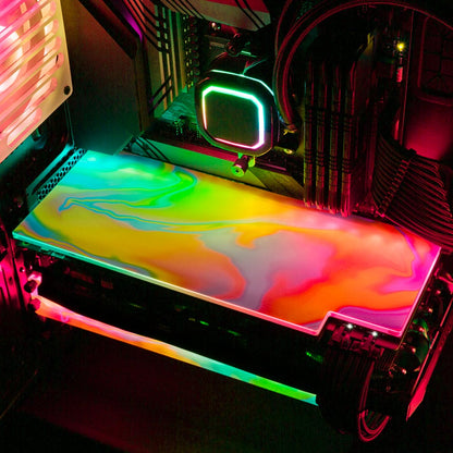 Clouds RGB GPU Backplate - Javilostcontrol - V1Tech