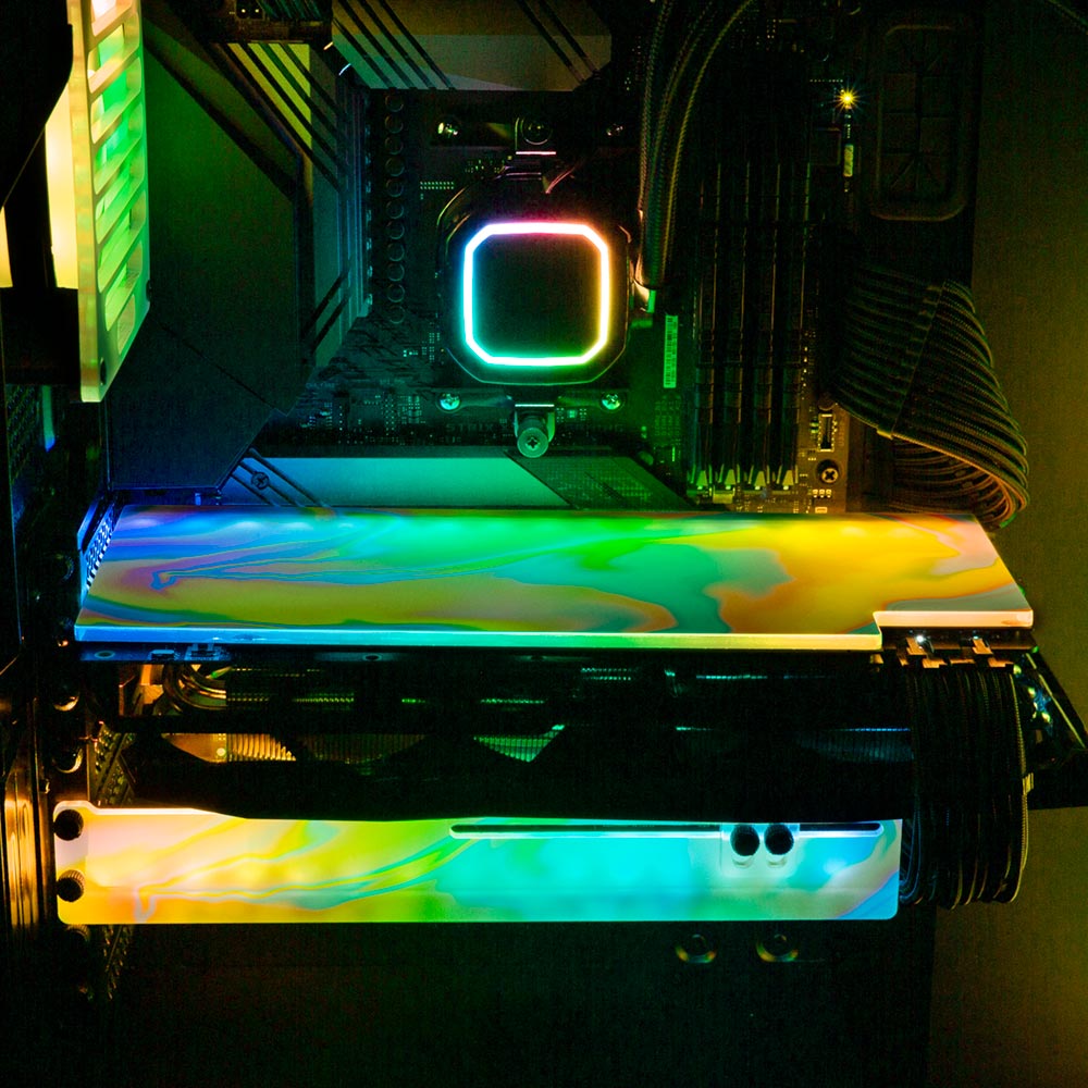 Clouds RGB GPU Backplate - Javilostcontrol - V1Tech