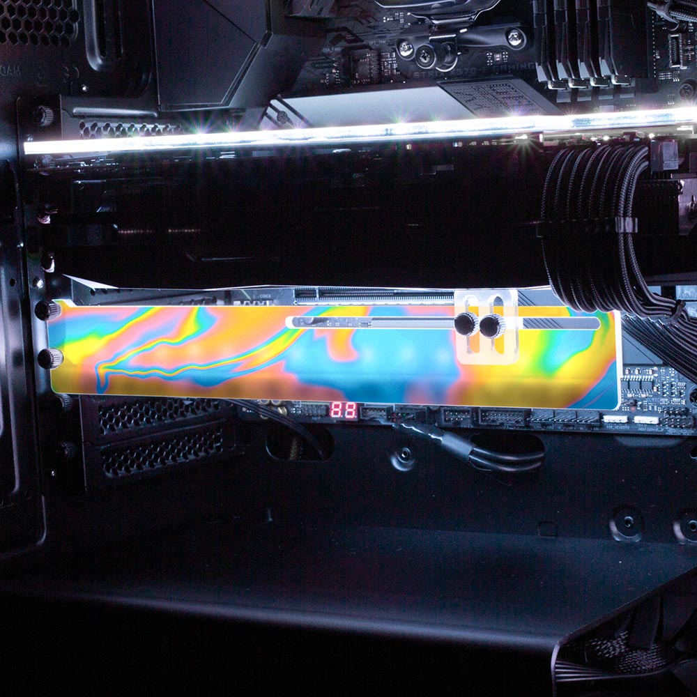 Clouds RGB GPU Support Bracket - Javilostcontrol - V1Tech