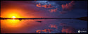 Cloudy Sunset Large Mouse Pad