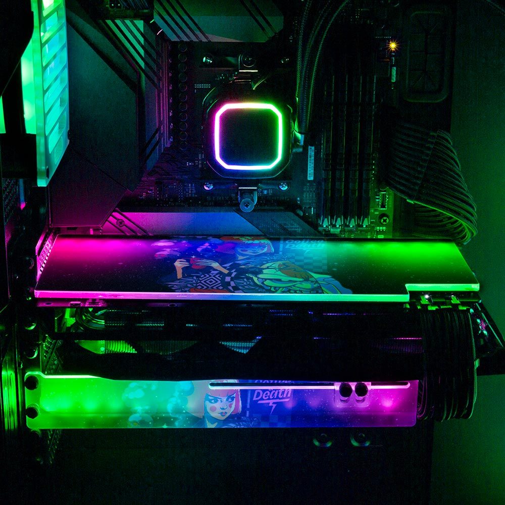 Coffee Geisha RGB GPU Backplate - HeyMoonly - V1Tech