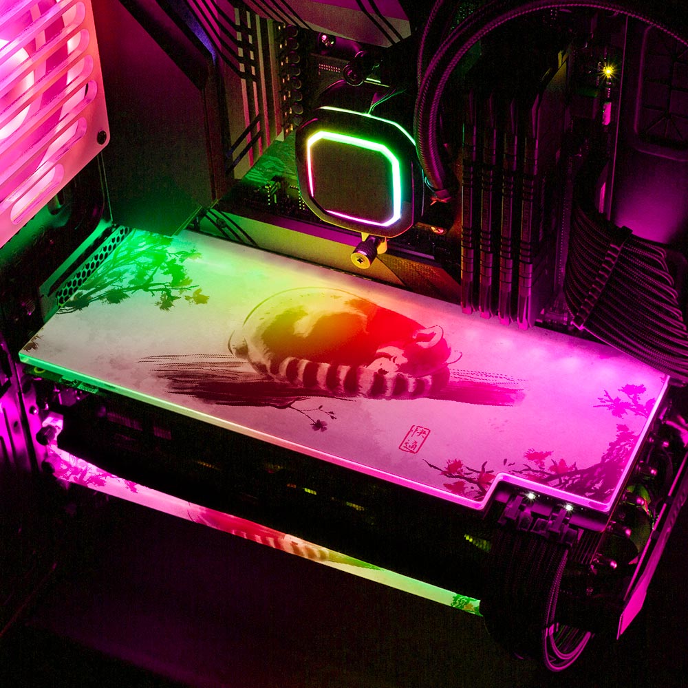 Comfortable Branch RGB GPU Backplate - Ddjvigo - V1Tech