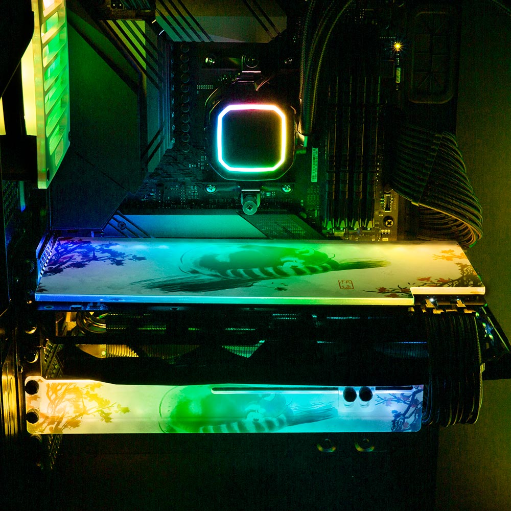 Comfortable Branch RGB GPU Backplate - Ddjvigo - V1Tech