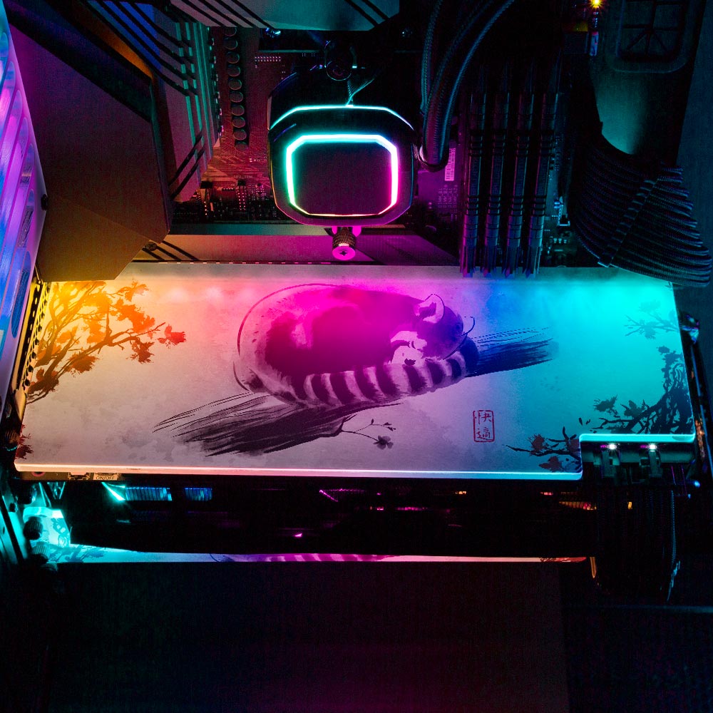 Comfortable Branch RGB GPU Backplate - Ddjvigo - V1Tech