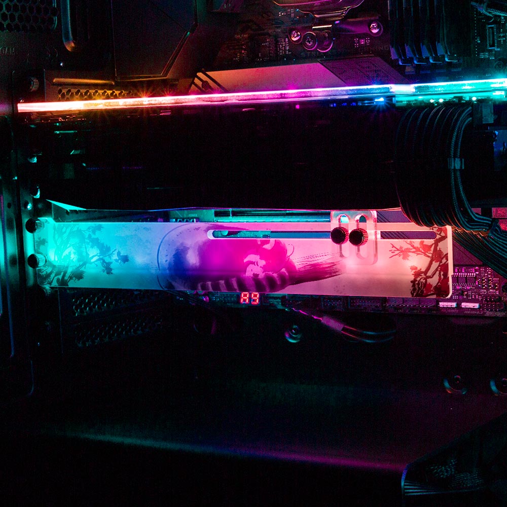 Comfortable Branch RGB GPU Support Bracket - Ddjvigo - V1Tech