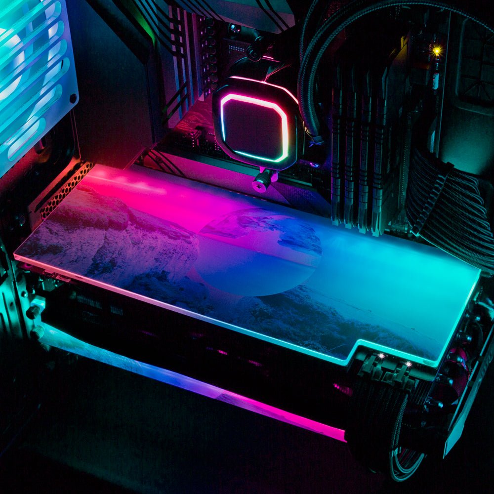 Concentric RGB GPU Backplate - Gabrielle Salonga - V1Tech