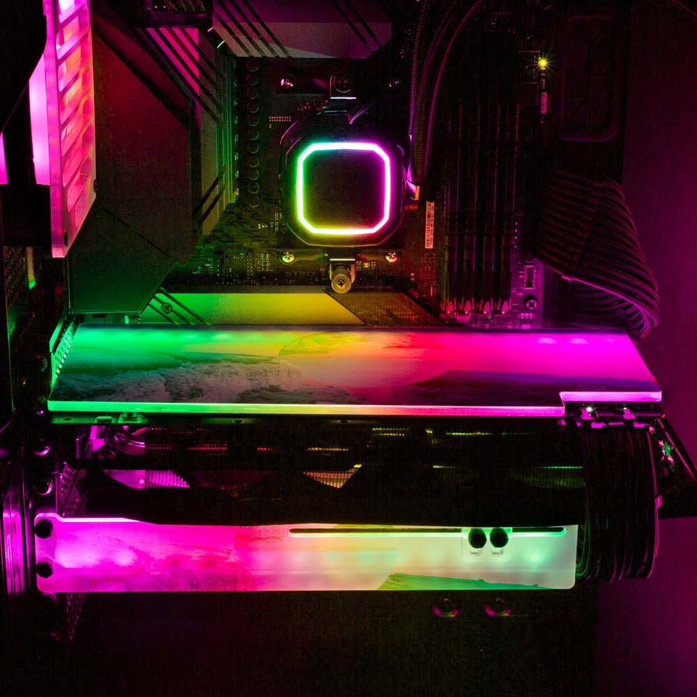 Concentric RGB GPU Backplate - Gabrielle Salonga - V1Tech