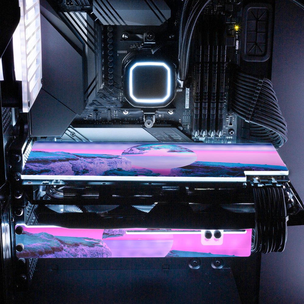 Concentric RGB GPU Support Bracket - Gabrielle Salonga - V1Tech