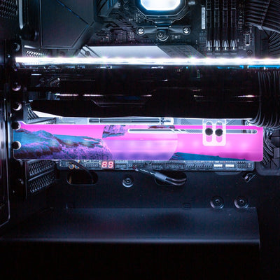 Concentric RGB GPU Support Bracket