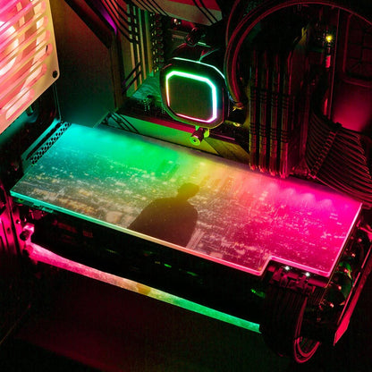 Connected RGB GPU Backplate - Dan Giuz - V1Tech