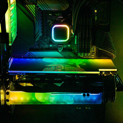 Cookie Geisha RGB GPU Backplate - HeyMoonly - V1Tech