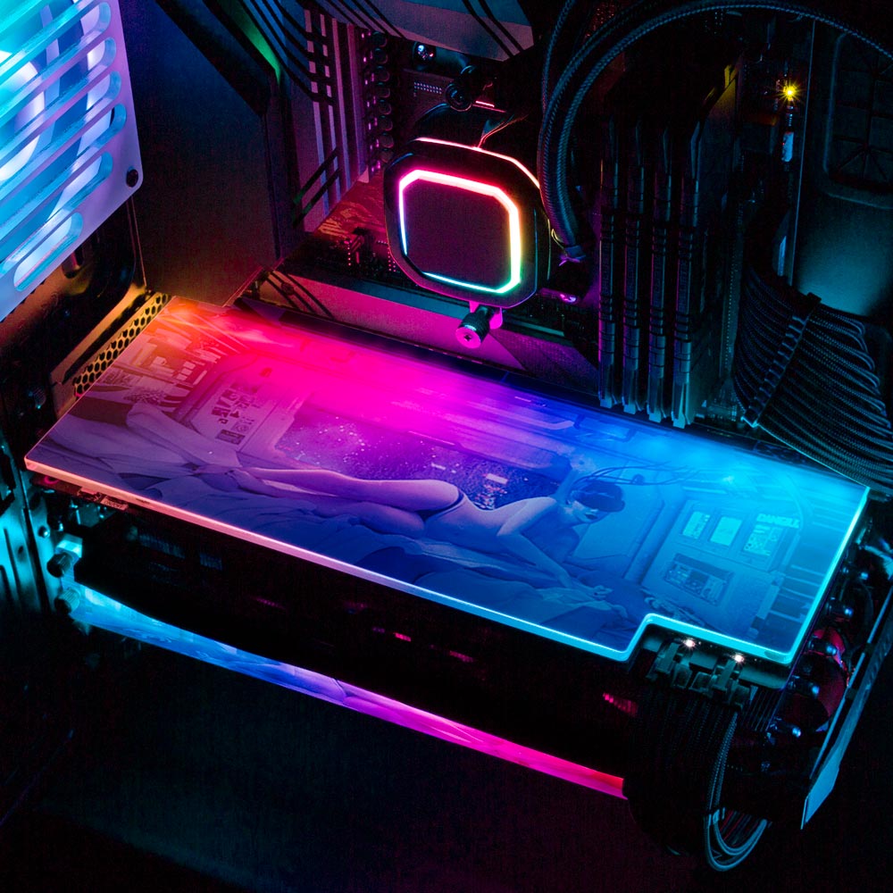 Cozy Nights RGB GPU Backplate - Dan Giuz - V1Tech