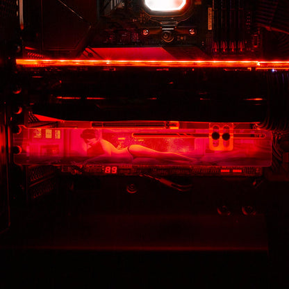 Cozy Nights RGB GPU Support Bracket - Dan Giuz - V1Tech