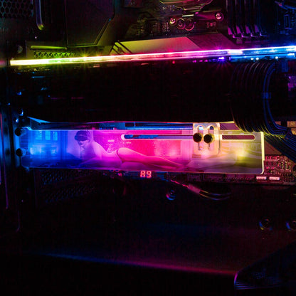 Cozy Nights RGB GPU Support Bracket - Dan Giuz - V1Tech