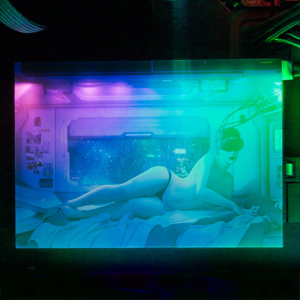 Cozy Nights RGB HDD Cover Horizontal - Dan Giuz - V1Tech