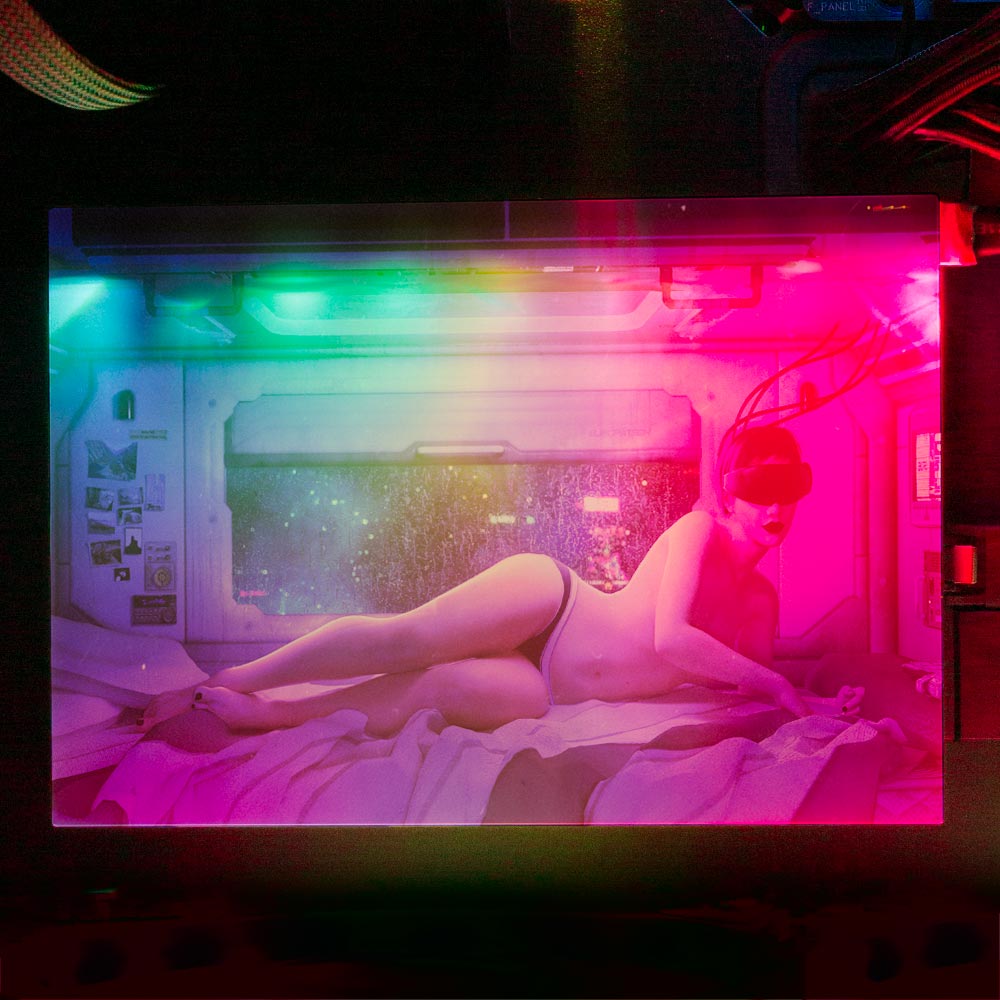 Cozy Nights RGB HDD Cover Horizontal - Dan Giuz - V1Tech