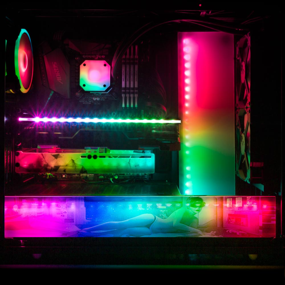 Cozy Nights RGB PSU Shroud Cover - Dan Giuz - V1Tech