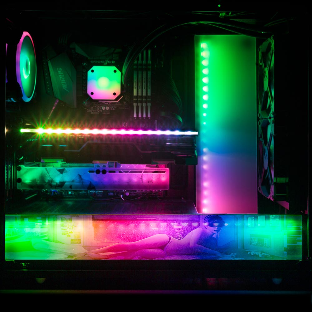 Cozy Nights RGB PSU Shroud Cover - Dan Giuz - V1Tech