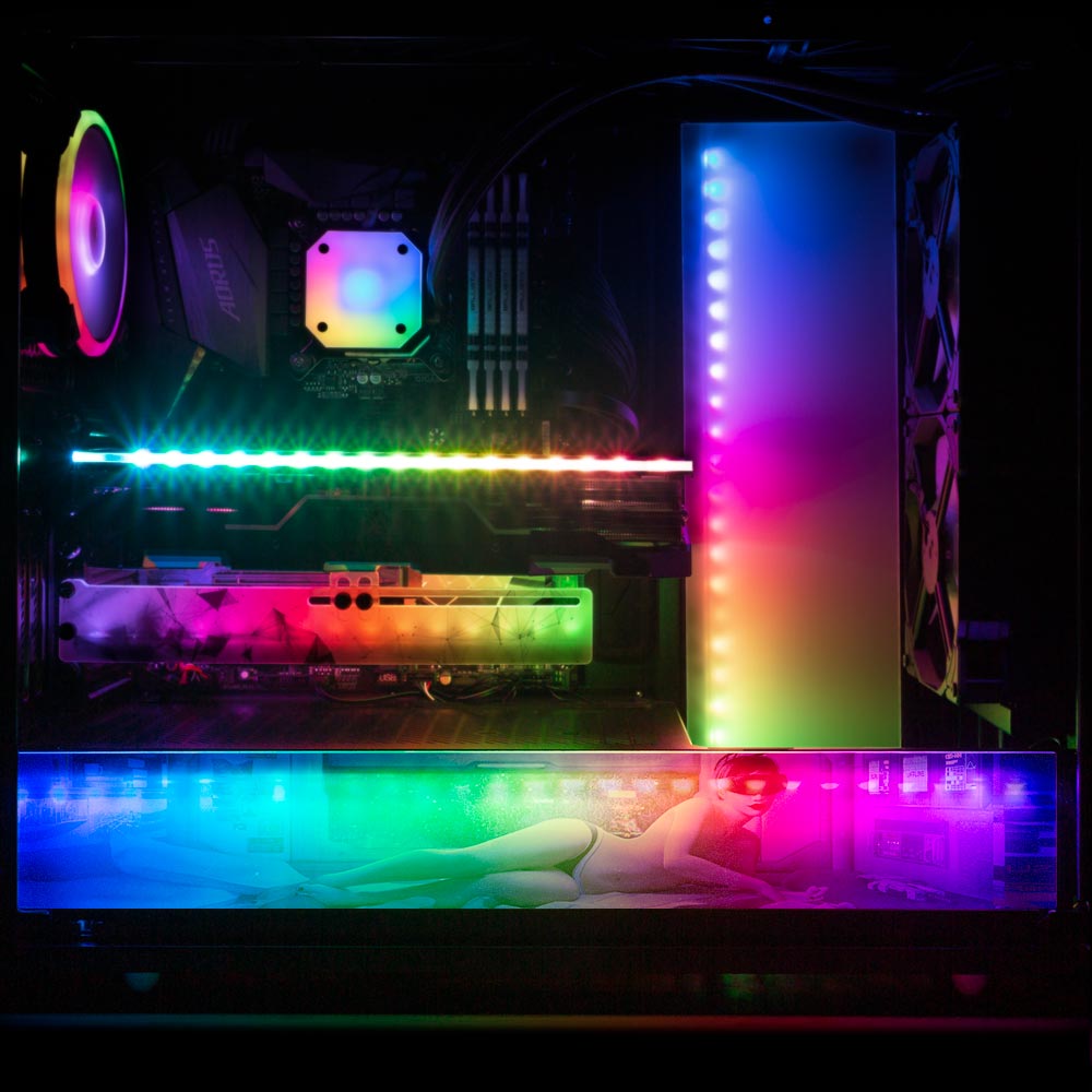 Cozy Nights RGB PSU Shroud Cover - Dan Giuz - V1Tech