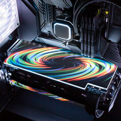 Crayola Galaxy RGB GPU Backplate - StellarFire - V1Tech