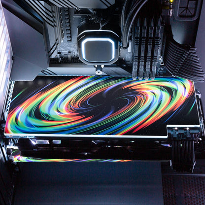 Crayola Galaxy RGB GPU Backplate - StellarFire - V1Tech