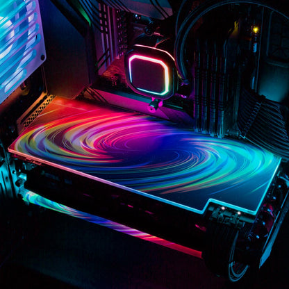 Crayola Galaxy RGB GPU Backplate - StellarFire - V1Tech