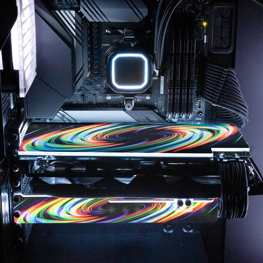 Crayola Galaxy RGB GPU Support Bracket - StellarFire - V1Tech