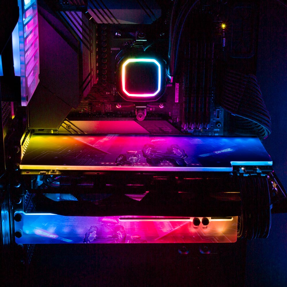 Crime Scene RGB GPU Backplate - Dan Giuz - V1Tech