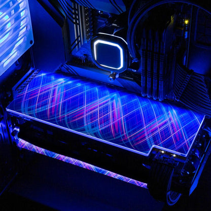 Crystal Sensation RGB GPU Backplate - StellarFire - V1Tech