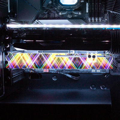 Crystal Sensation RGB GPU Support Bracket