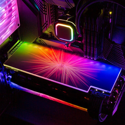 Crystal Singularity RGB GPU Backplate - StellarFire - V1Tech