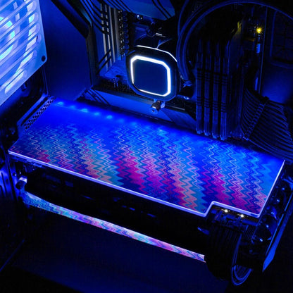 Crystal Vibration RGB GPU Backplate - StellarFire - V1Tech