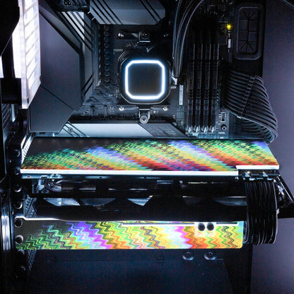 Crystal Vibration RGB GPU Backplate - StellarFire - V1Tech