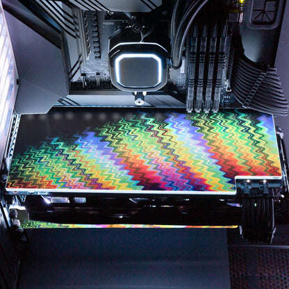 Crystal Vibration RGB GPU Backplate - StellarFire - V1Tech