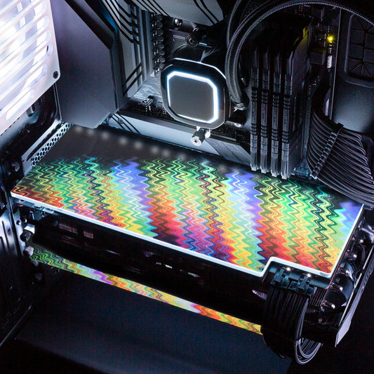 Crystal Vibration RGB GPU Backplate - StellarFire - V1Tech