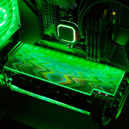 Crystal Visitation RGB GPU Backplate - StellarFire - V1Tech