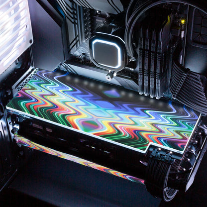 Crystal Visitation RGB GPU Backplate - StellarFire - V1Tech