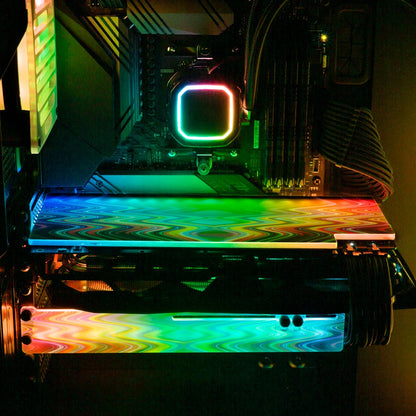 Crystal Visitation RGB GPU Backplate - StellarFire - V1Tech