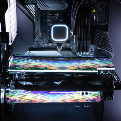 Crystal Visitation RGB GPU Backplate - StellarFire - V1Tech