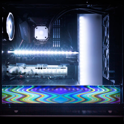 Crystal Visitation RGB PSU Shroud Cover