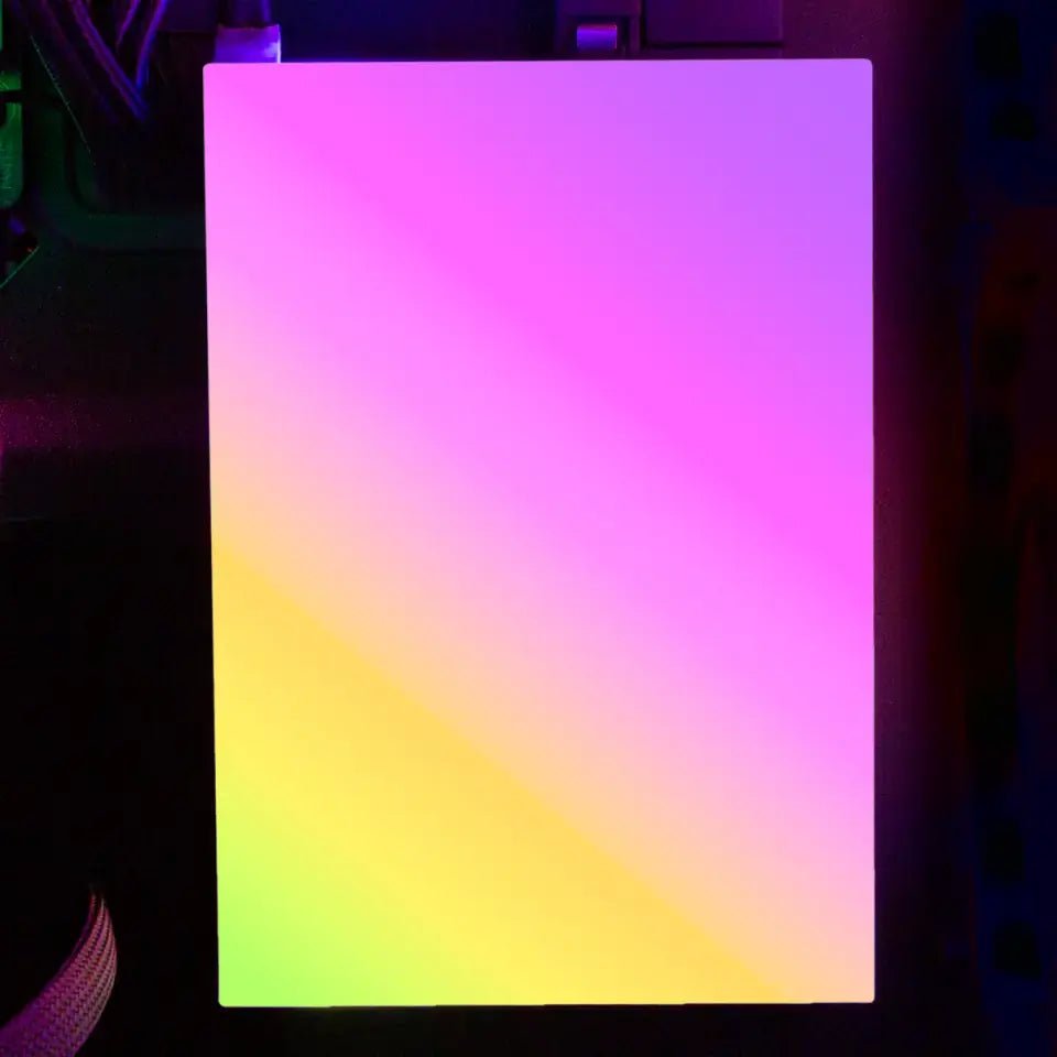 Custom Design RGB Hard Disk Drive Cover Vertical - V1 Tech