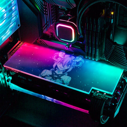 Cyber Angel Shepherdess RGB GPU Backplate - Ghost Data - V1Tech