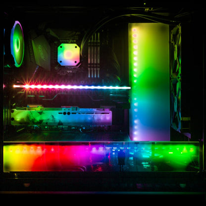 Cyber Waiting RGB PSU Shroud Cover - Skie Graphic Studio - V1Tech