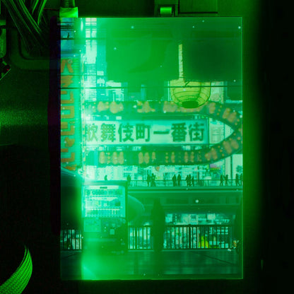 Cyberpunk Streets RGB HDD Cover Vertical - Seerlight - V1Tech