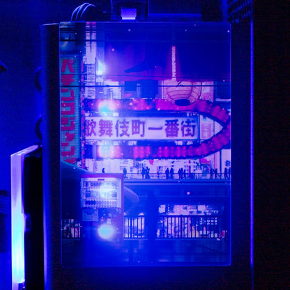 Cyberpunk Streets RGB SSD Cover Vertical - Seerlight - V1Tech