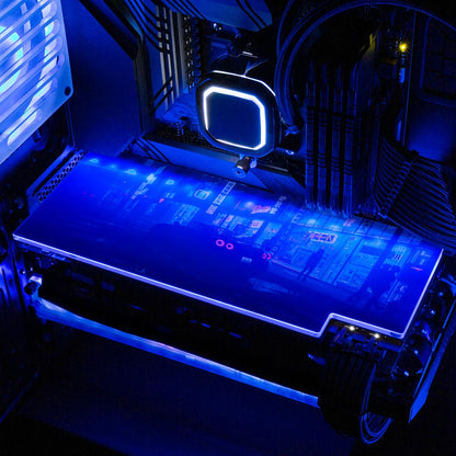 Cybershop3 RGB GPU Backplate - Skie Graphic Studio - V1Tech