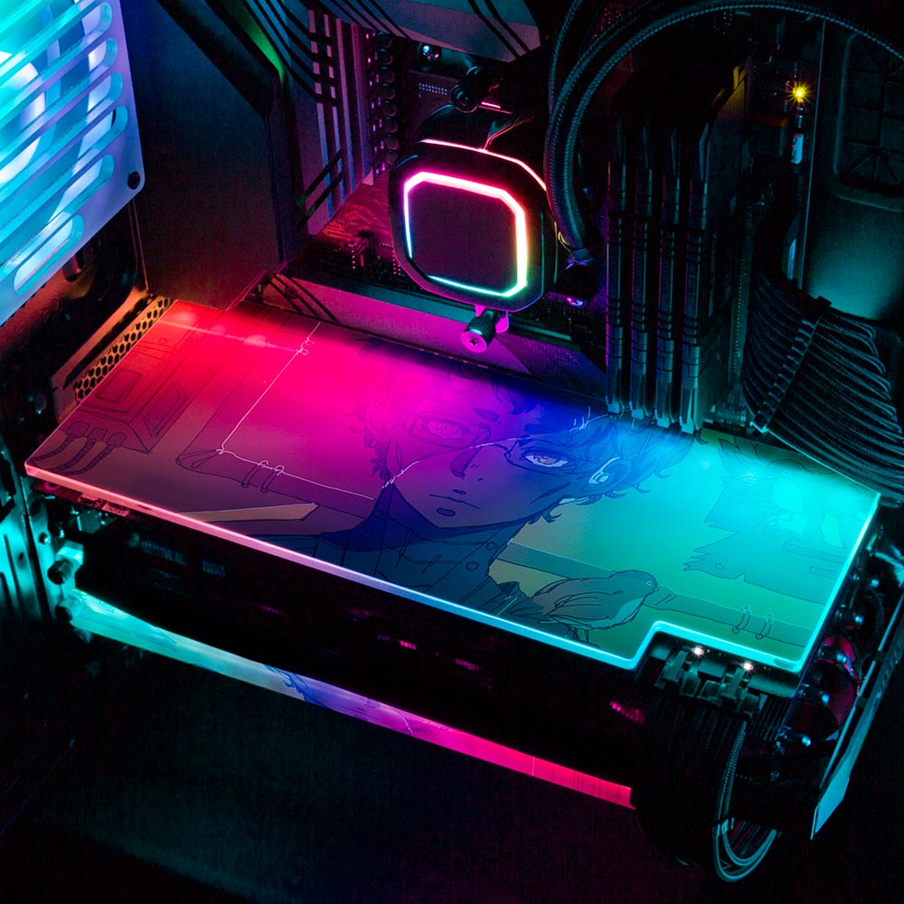 Cyborg Boy RGB GPU Backplate - Kuurakuu - V1Tech