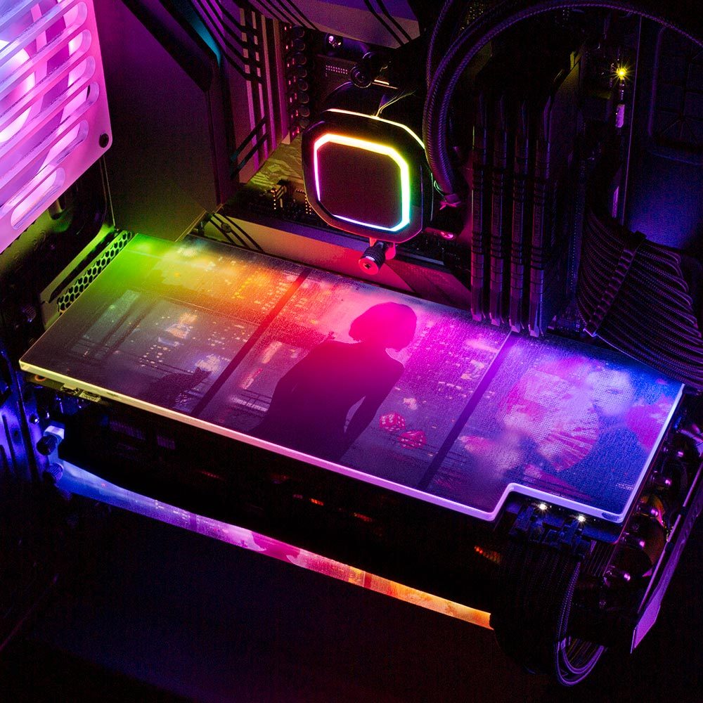 Dark Waters RGB GPU Backplate - Dan Giuz - V1Tech